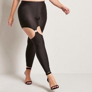 Forever 21 + garter o ring leggings 3X